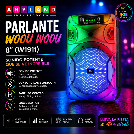 Parlante Woou Woou 8" (W1911)