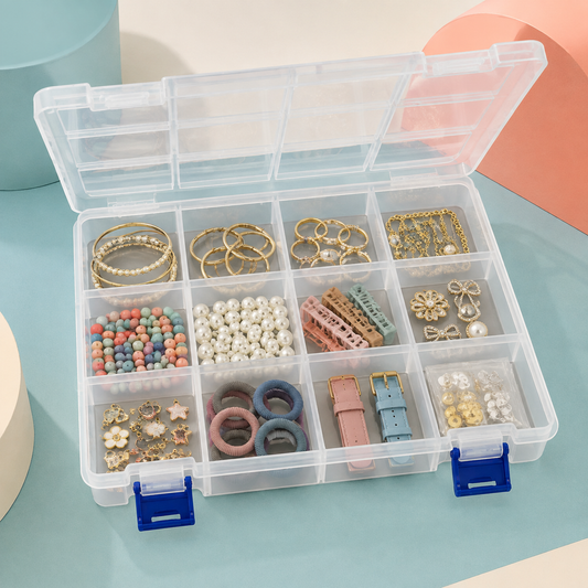 Caja organizador de 12 divisiones PLASTICO  (108-5)