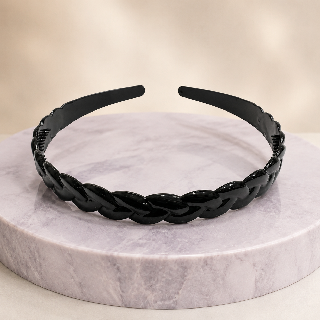 Diademas negras económicas paquete x12 (105-15)