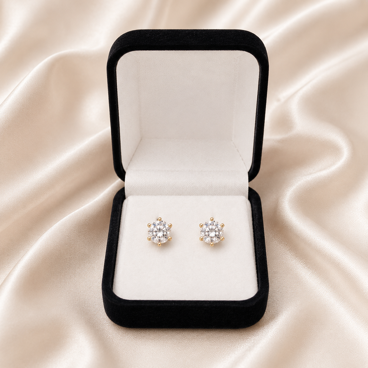 CAJITA DE ARETES GAMUZA DOCENA X12 (80B-22)