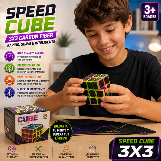 Cubo 3x3 fibra de carbono (71G-53)