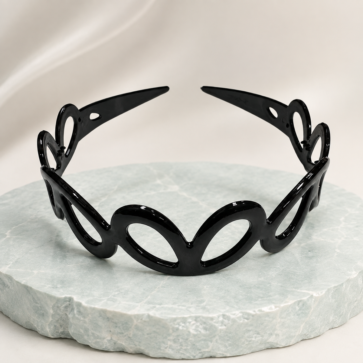 Diademas negras económicas paquete x12 (105-8)