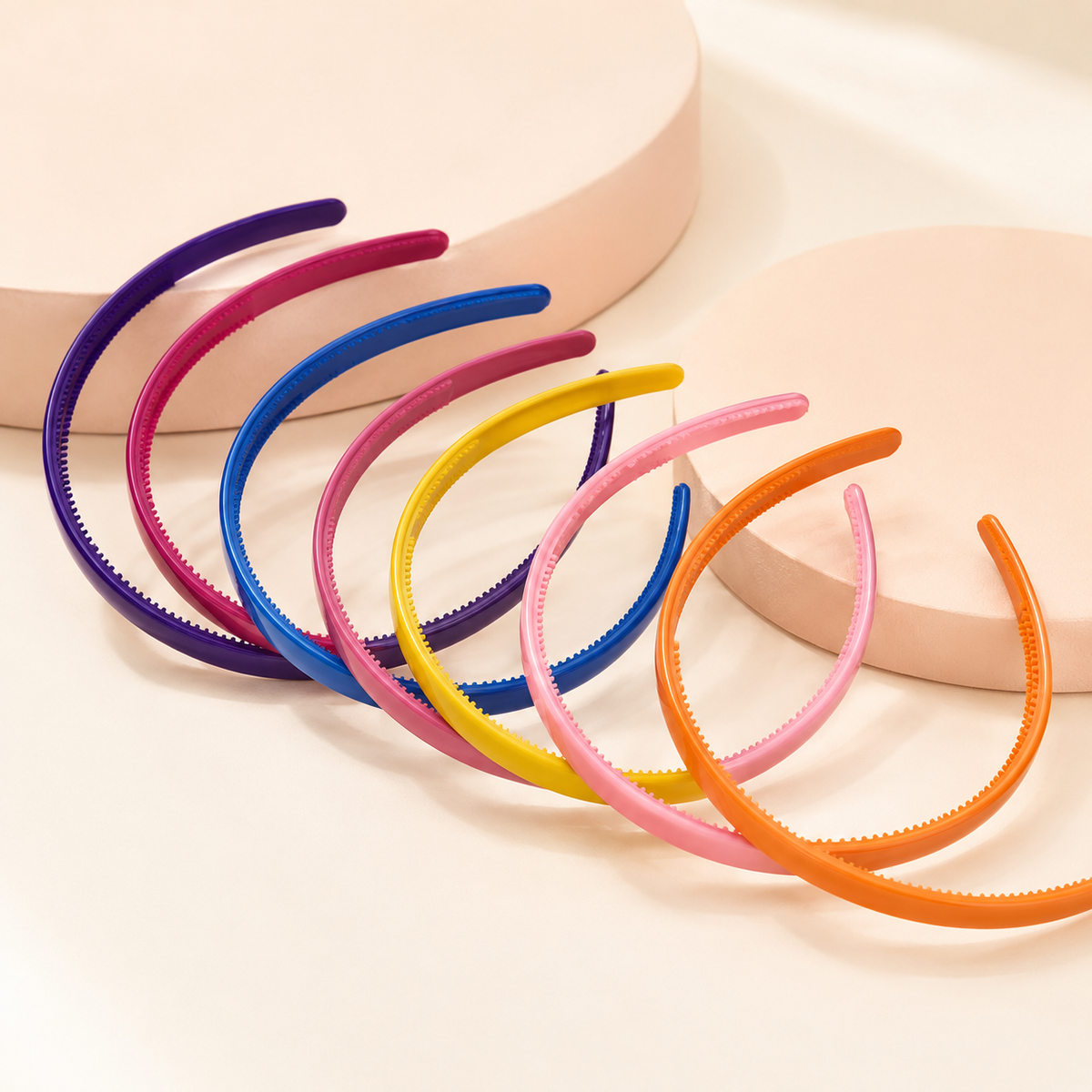 Diademas Colores económicas paquete x12 (4-99)