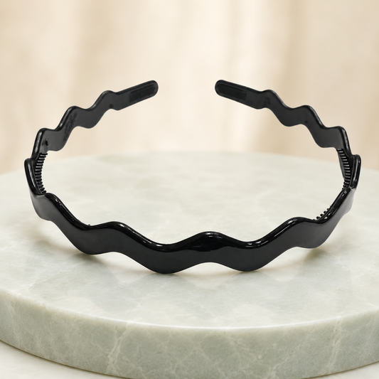 Diademas negras económicas paquete x12 (105-12)