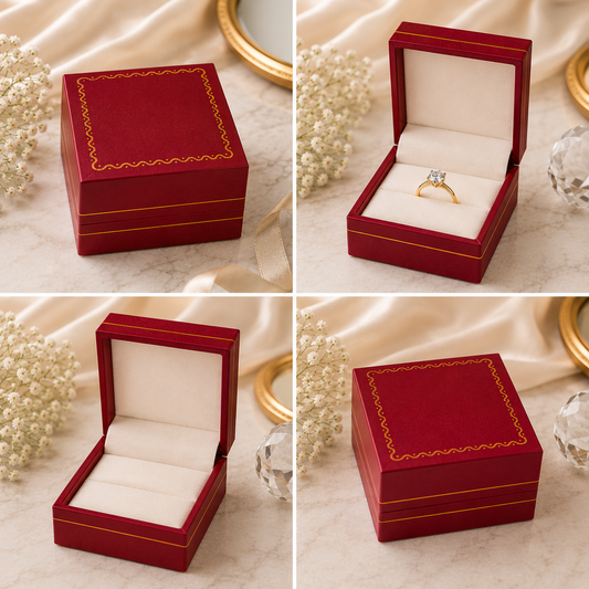Caja tipo Cartier para anillo x12 (81E-2)