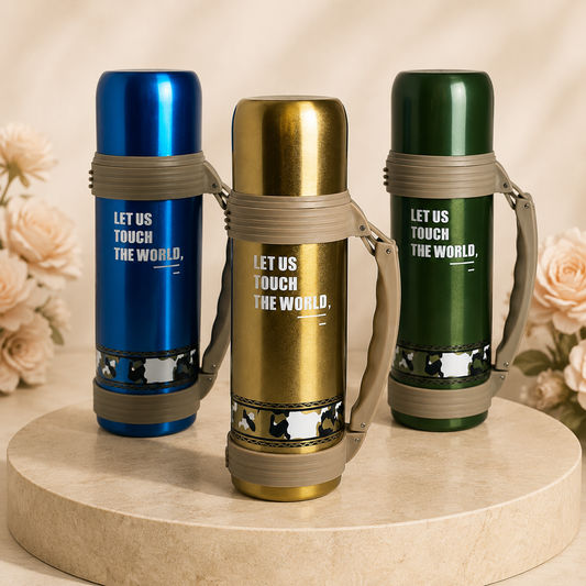 Termo c/agarradera Negro de 1200ml FRIO O CALIENTE (25F-3)