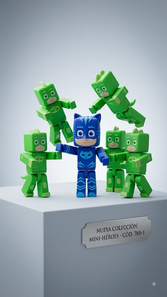 Plancha de legos de pjmasks x24 (78B-1)