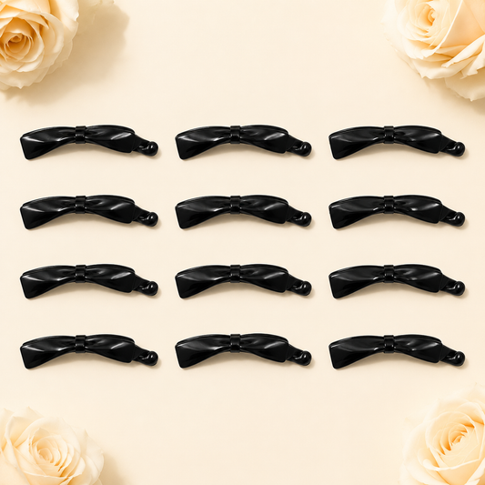 Bananas negras pequeñas para cabello px12 (4F-109)