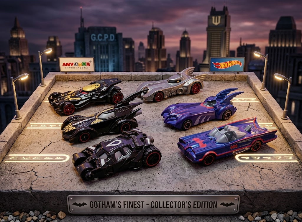 Carro metálico Batman x6 (889-39)