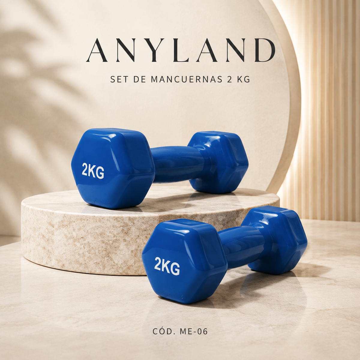 Set mancuerda 2KG YT9001 (ME-06)