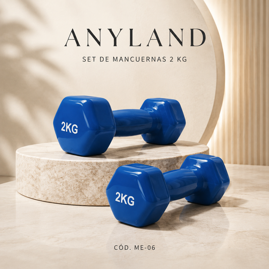 Set mancuerda 2KG YT9001 (ME-06)