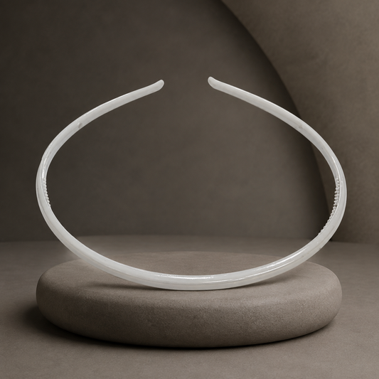 Diademas blancas económicas paquete x12 (4C-4)