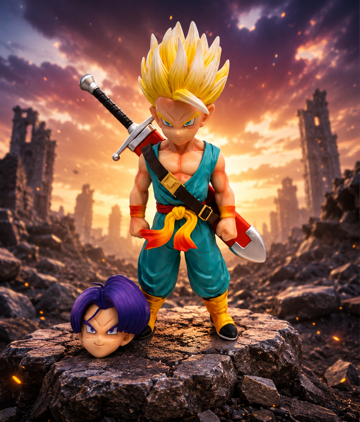 Figura de Accion Trunks 19cm (1764-S)