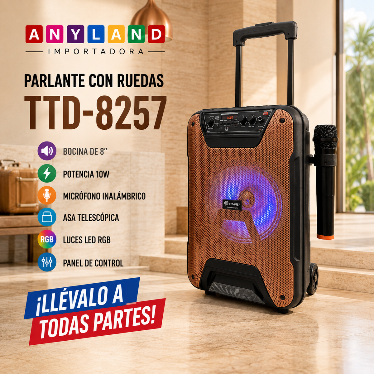 Parlante Speaker 10W (TTD-8257)
