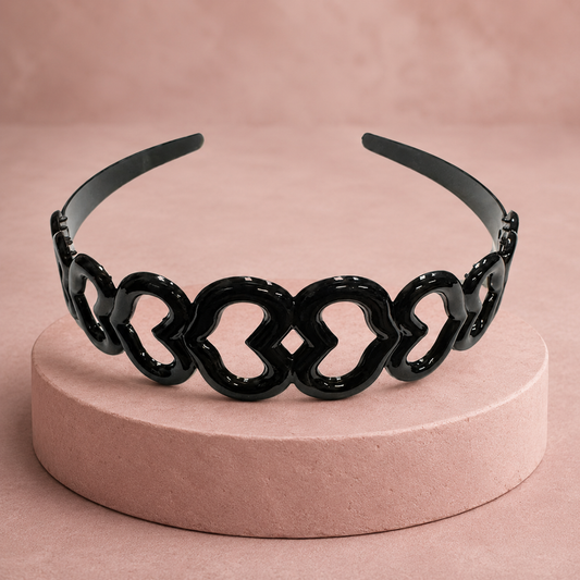 Diademas negras económicas paquete x12 (105-10)