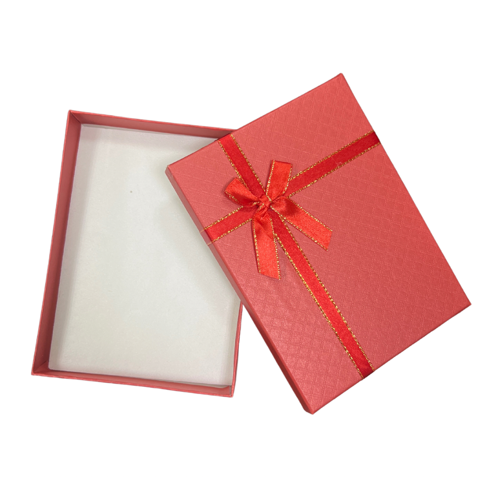 Caja de cartón 12x16cm para juego de collar x12 unidades (89A-9)