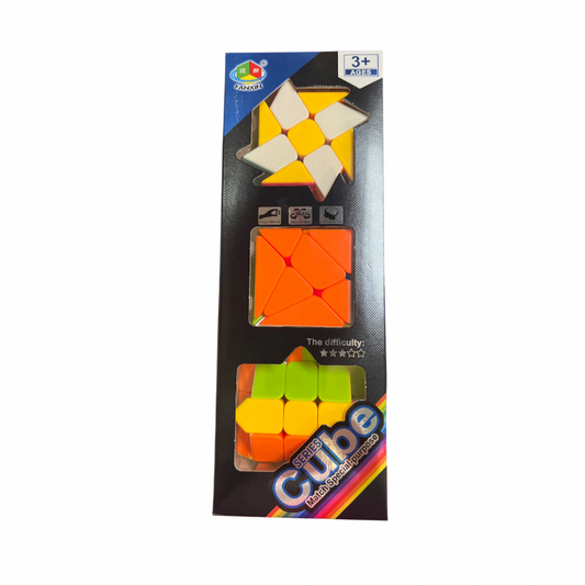 Caja de cubo Rubik set x 3diferentes unidades (87-22)