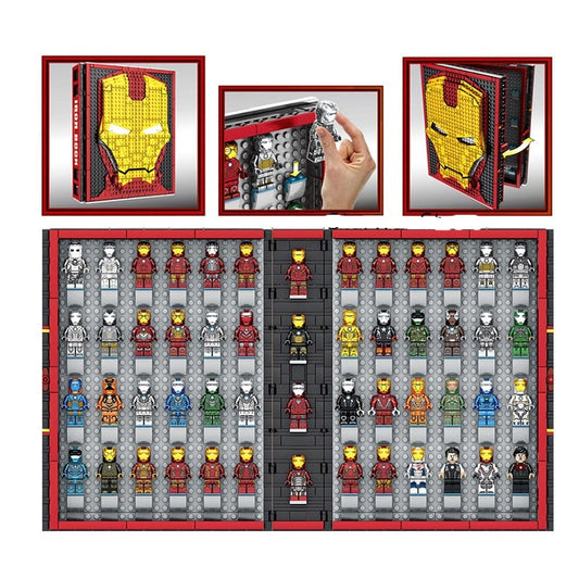 Bloques armables libro super Heroes (888E-3)