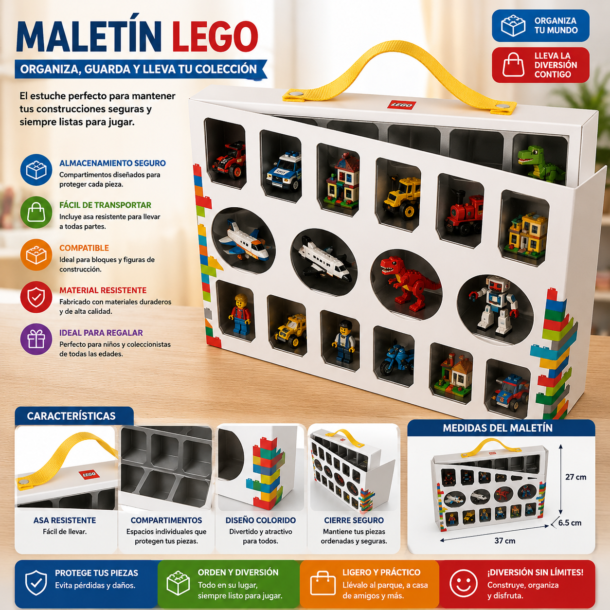Exhibidor de muñecos mini armables (L888-100)