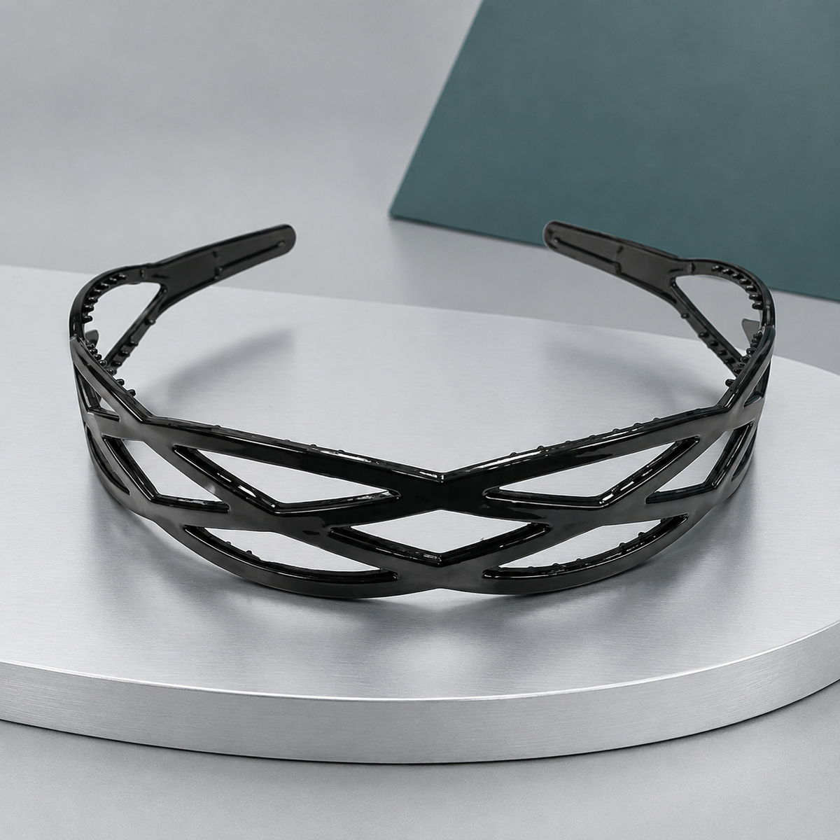 Diademas negras económicas paquete x12 (105-1)