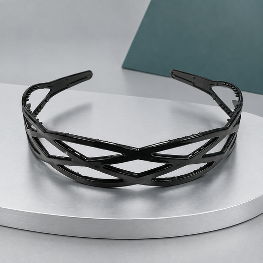 Diademas negras económicas paquete x12 (105-1)