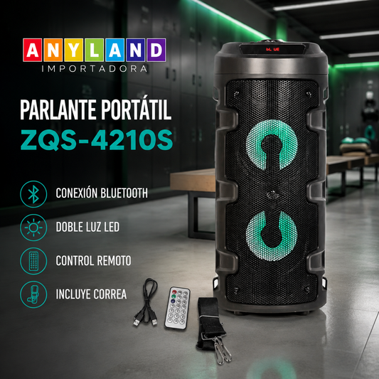 PARLANTE BLUETOOTH PORTATIL (ZQS-4210S)