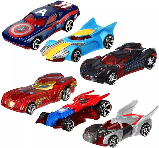 Carrito de colores metalicos Super Heroes en huevito x24 pcs (889-38)