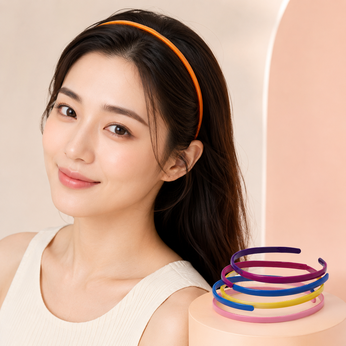 Diademas Colores económicas paquete x12 (4-99)