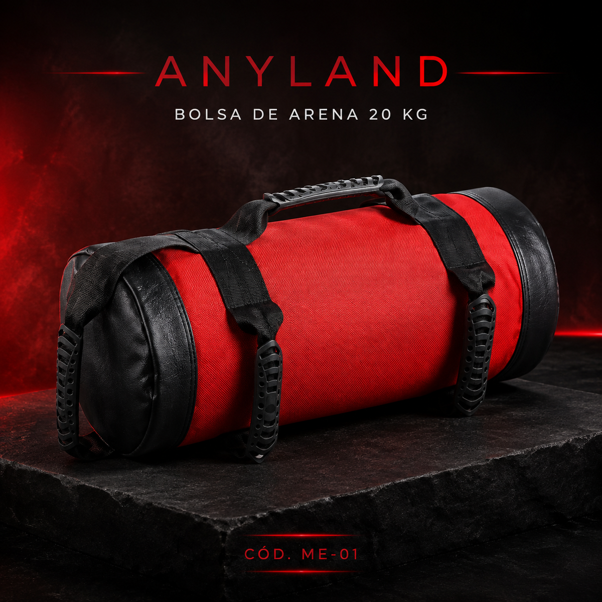Bolsa de arena 20 KG roja (ME-01)