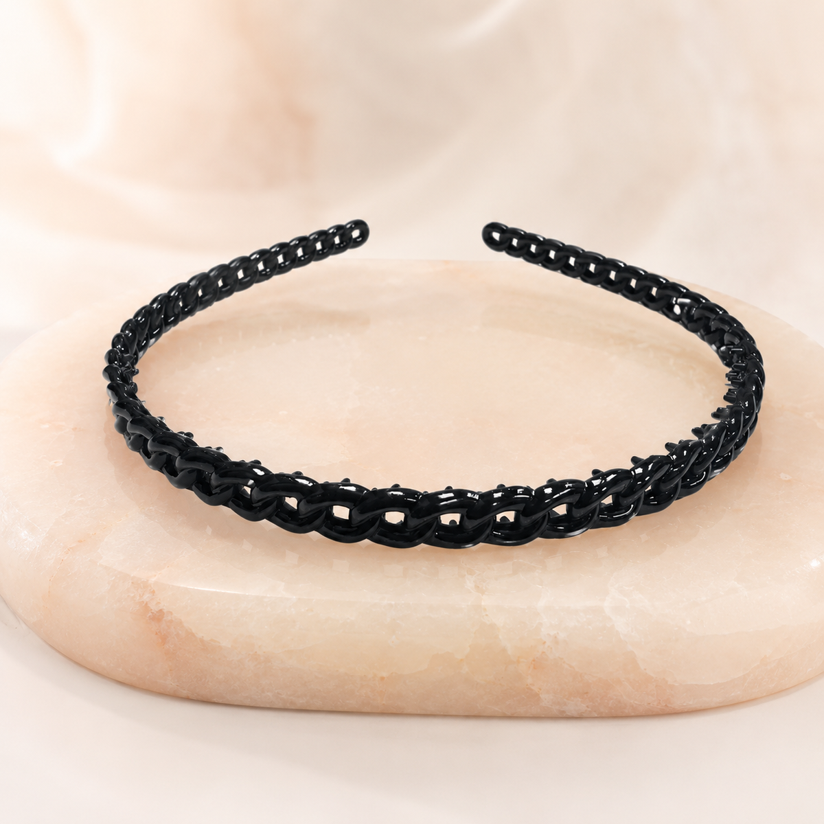 Diademas negras económicas paquete x12 (105-21)