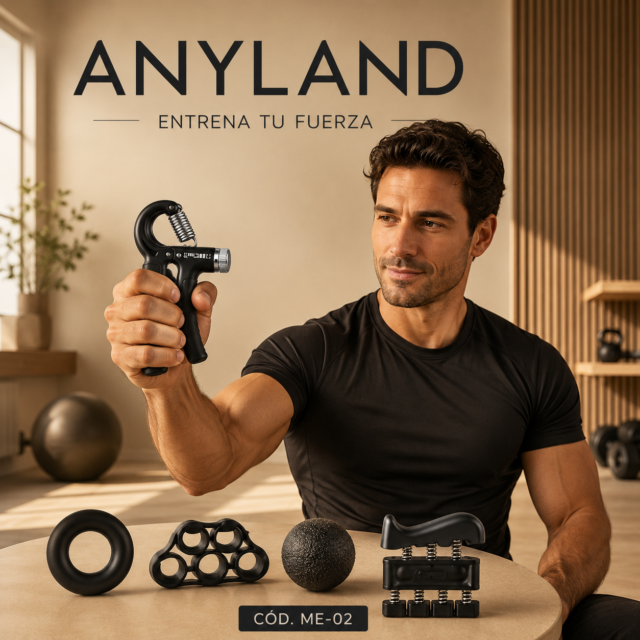 Set de entrenamiento de fuerza para manos (ME-02)