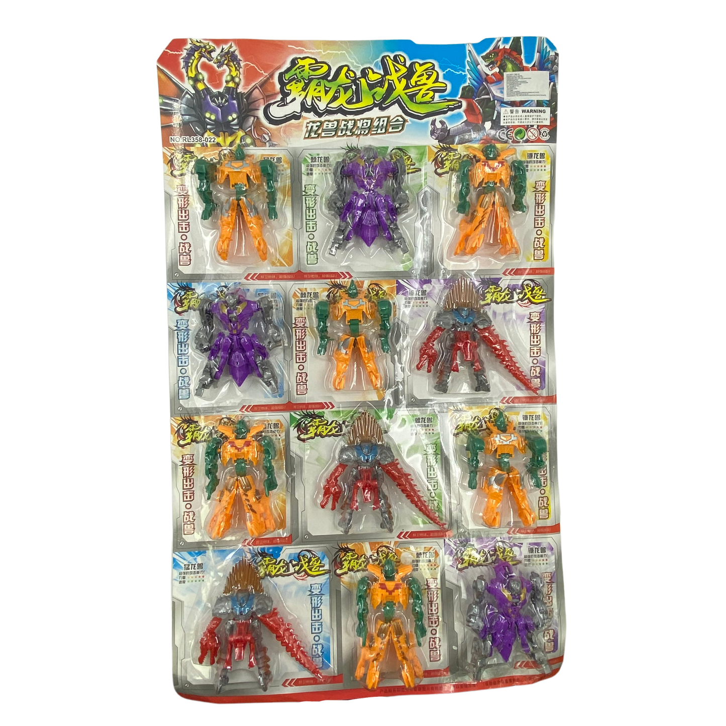 Plancha de Transformers x12 (74B-33)