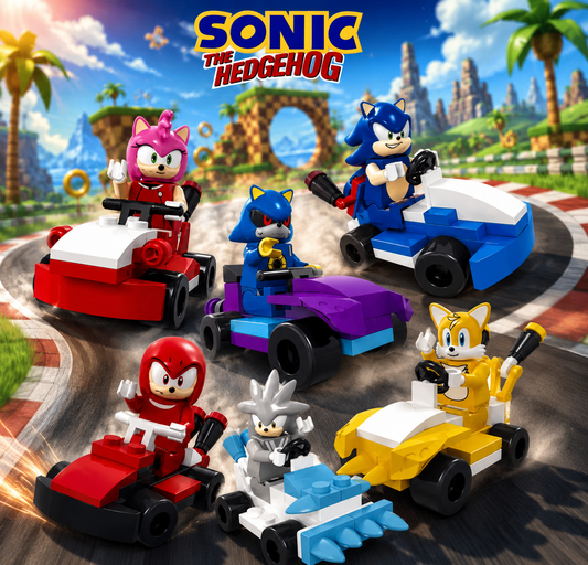 Bloques armables Sonic x12 (888C-45)
