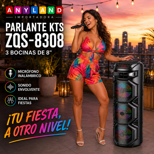 Parlante PARLANTE KTS- (ZQS-8308)