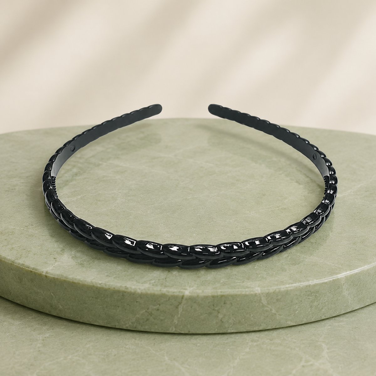 Diademas negras económicas paquete x12 (105-25)