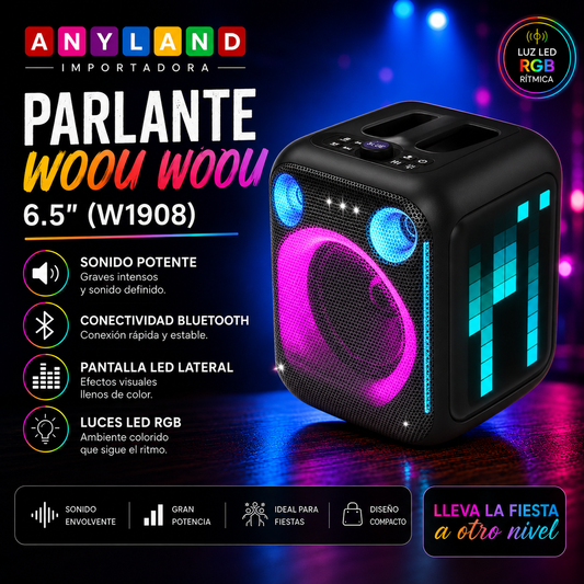Parlante Woou Woou 6.5" (W1908)