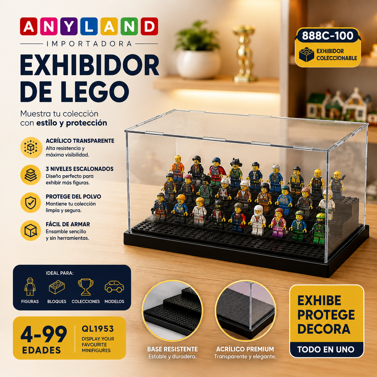 Coleccion Deluxe / Exhibidor de Lego (888C-100)