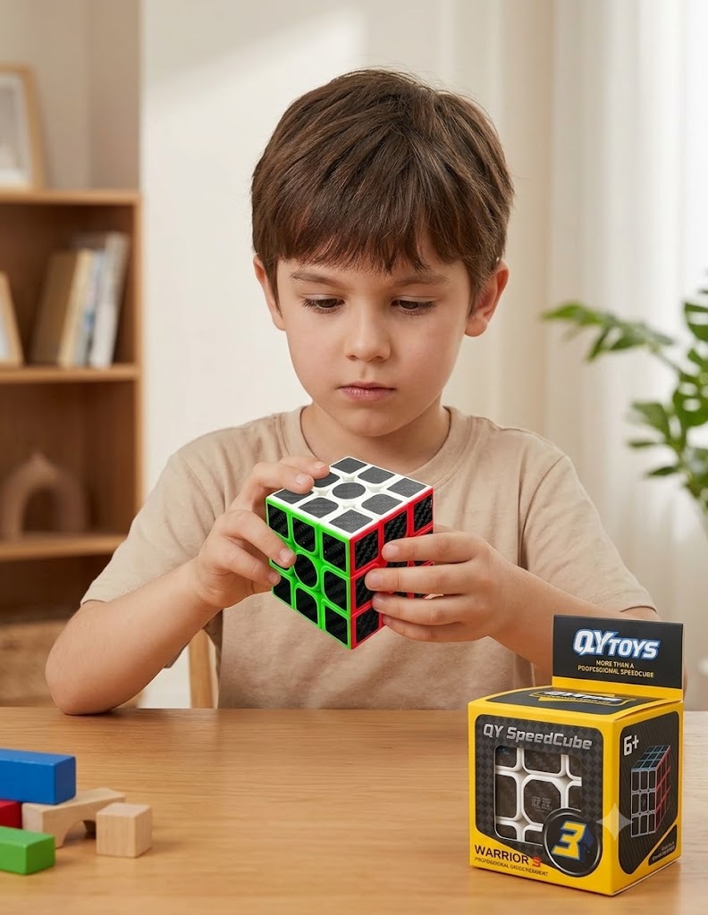 Cubo 3x3 fibra de carbono QY (71G-54)