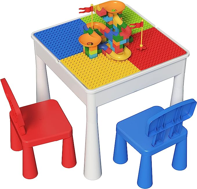 Mesa infantil de bloques armables (888E-14)