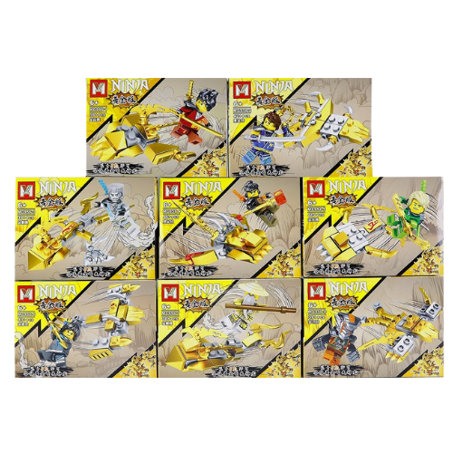 Bloques armables Ninja 8en1 x16 (888C-51)
