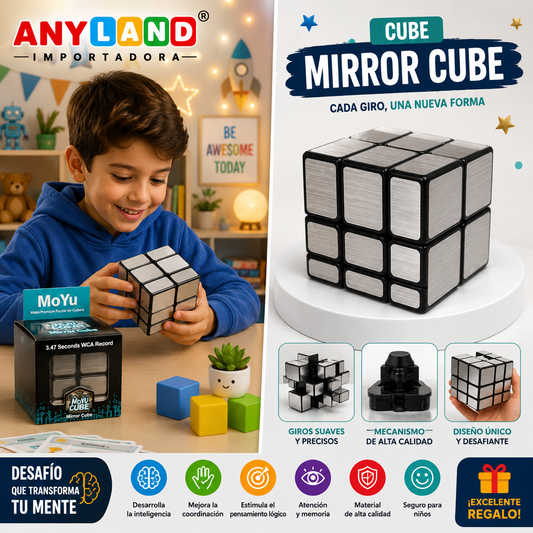 Mírror cube plateado (71G-76)