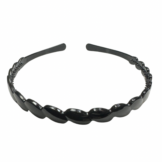 Diademas negras económicas paquete x12 (105-24)
