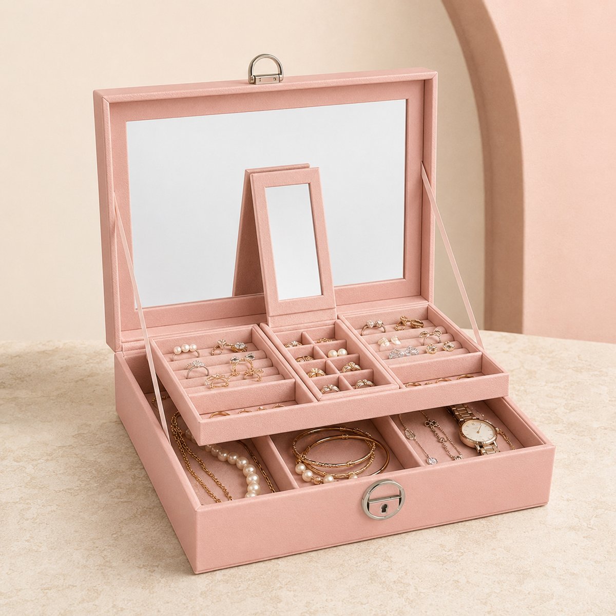 Caja organizadora grande para joyas (78-22)