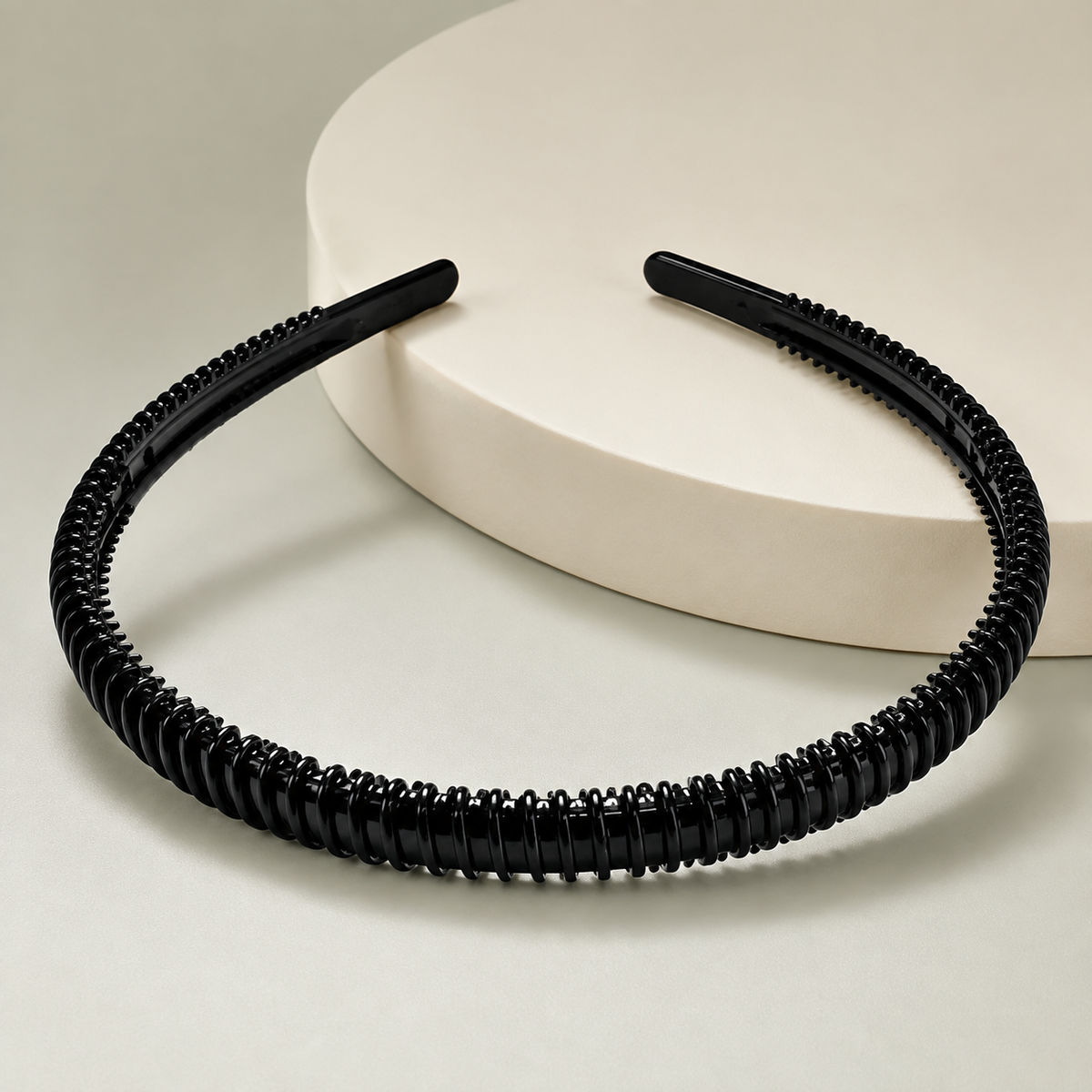Diademas negras económicas paquete x12 (105-22)