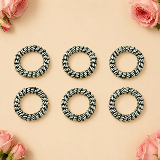 Resortes moños negro con blanco surtidos paquete x100 unidades (92A-9)