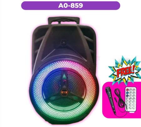 Parlante Speaker con micrófono y control 6W  (AO-859)
