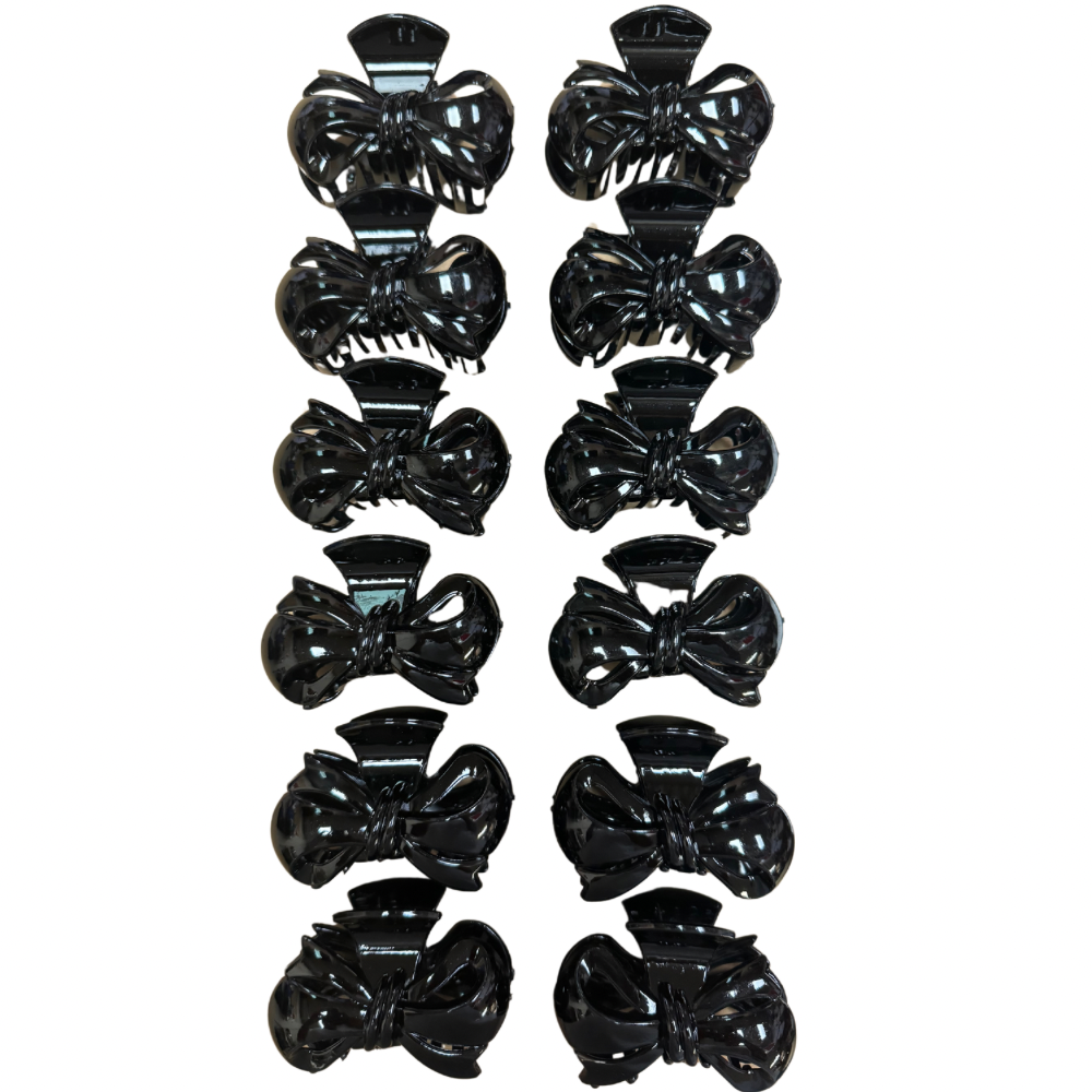 Pinchos negro grande x 12 unidades (4F-39)