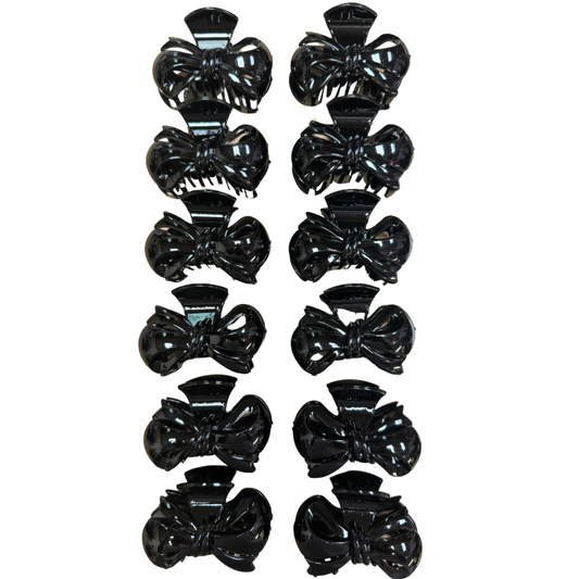 Pinchos negro grande x 12 unidades (4F-39)