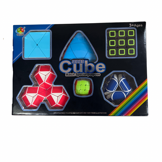 Caja de cubo Rubik set x 6 diferentes unidades (87-25)