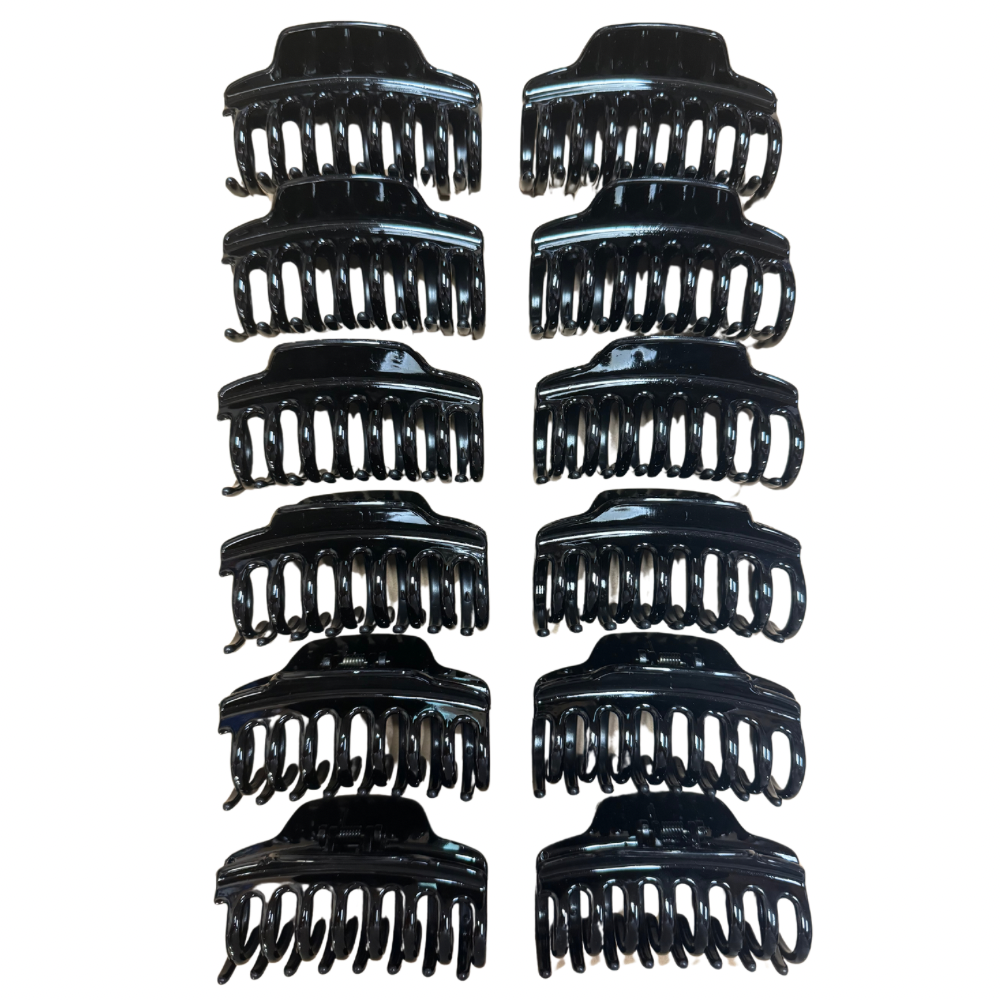 Pinchos negro grande x 12 unidades (4F-28)